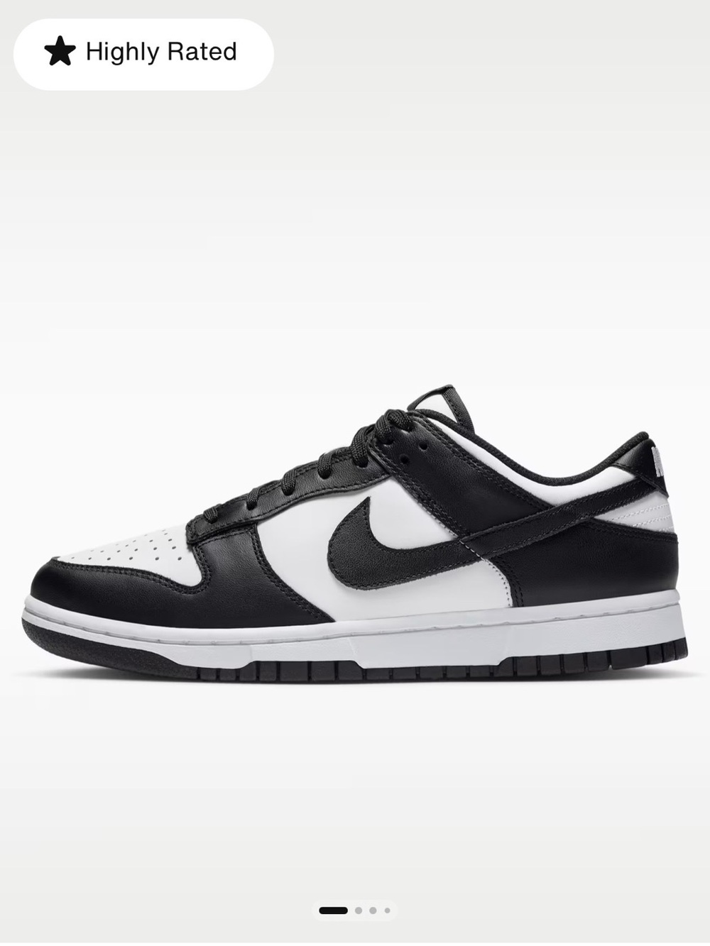Nike Black and White Low-Top Sneakers